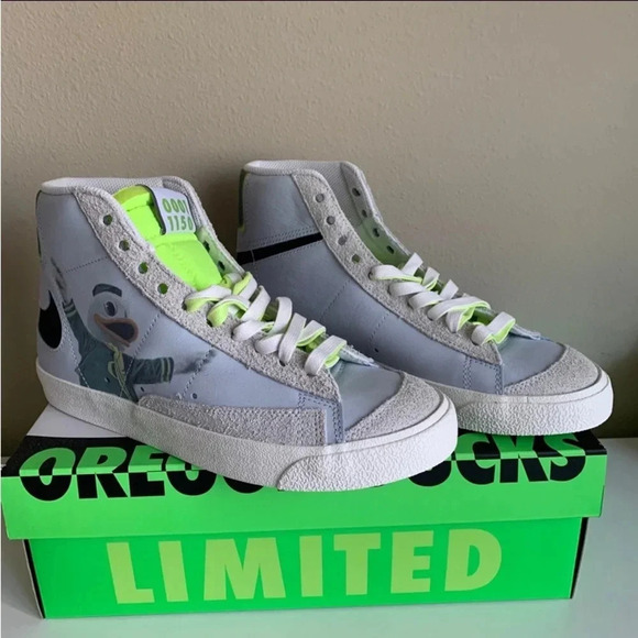 Nike Blazer ’77 Mid University of Oregon Ducks White Women 9 Men 7.5 NEW! RARE - Picture 5 of 9